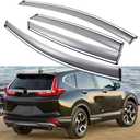 Window Visors Rain Guards Compatible with Honda CRV 2017-2022 | CR-V, Wind Deflectors, Sun Shield Visors, Tape-On, Set of 4