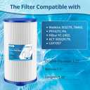 FC-2402 Hot Tub Spa Filter, Compatible with Watkins 303279, PFF42TC-P4, 78460, FC-2402, Lifesmart, Freeflow, AquaTerra, Hydromaster, Grandmaster, Simplicity, Bermuda Hot Tub Filters, 2 Pack