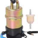 Podoy 12V Fuel Pump with Am116304 Fuel Filter Compatible with Hon-da Fourtrax Foreman 86-89 TRX-350 TRX-350D TRX 350 350D 4x4 Replace 16710-HA7-672