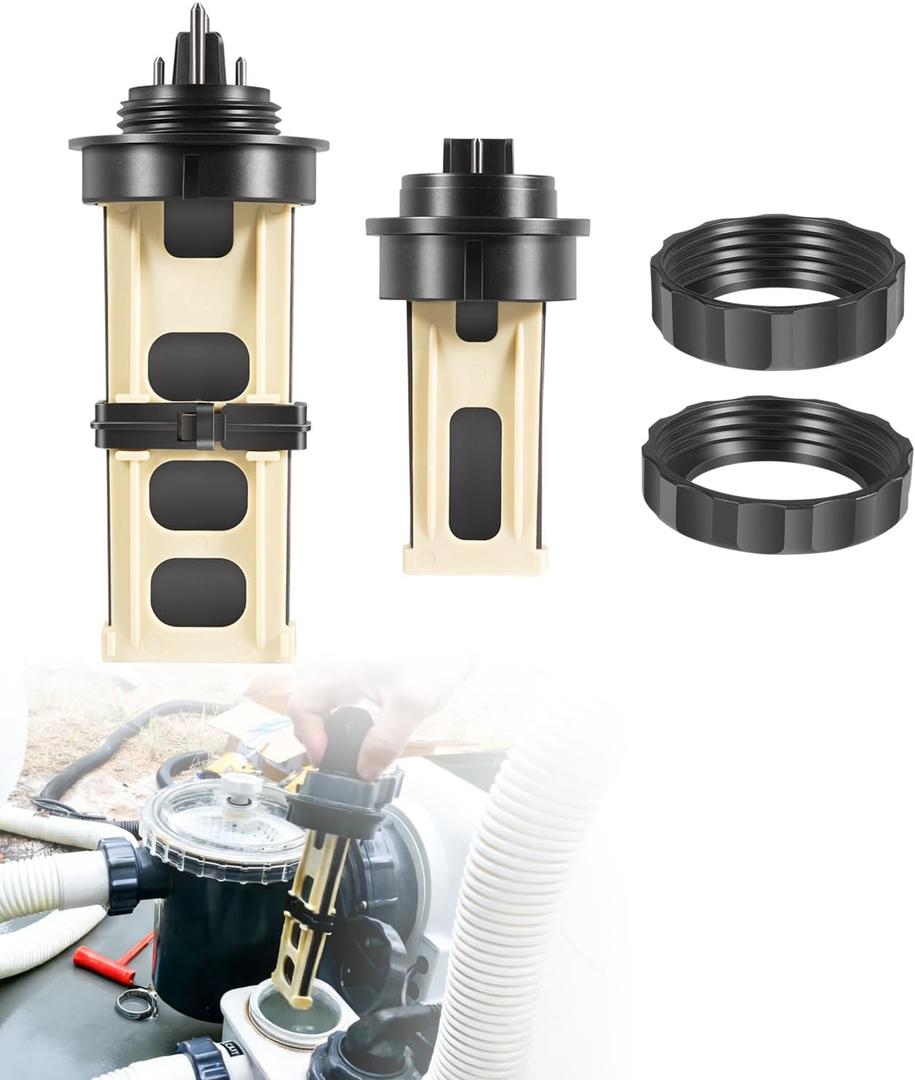 Titanium ECO Electrode Replacement Kit for Intex Krystal Clear Saltwater System & Sand Filter Pump, Fits ECO20110-2 26679EG 26680 26377EH, Includes Parts 13043 & 12875 - Fix Pool Chlorine 91/92 Alerts