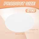 Smooth White Lampshade Diffuser 14" Diameter 2.7mm Thick - 1 Pcs Acrylic Anti-Glare Lamp Cover, Round Lamp Shade Diffuser for Drum Lampshades Pendants Ceiling Wall Lights