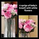 LEGO Botanicals Bouquet of Pink Roses Artificial Flowers - Building Blocks for Adults, Ages 18+ - Flowers for Home Office, Shelf or Room Decor - Gift for Women & Men - 10374