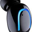 MALIHOO Mini Bluetooth Single Earbud Small Wireless Invisible Headphones，Single Earphone with 6 Hour Playtime for iPhone and Android Smart Phones PC TV Audiobook
