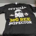 Halloween Boo Official Bee Inspector Funny Costume Men Women T-Shirt, Medium