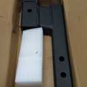 TOPTOW Trailer Receiver Hitch Extender Adapter 4" Drop/Riser, 8" and 10" Extension Length, 2" Shank, 7500lbs Towing Capacity, Matte Black