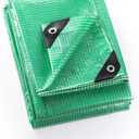 GUARD SHIELD Clear Green Tarp Heavy Duty 16x16 Feet Waterproof for Greenhouse Outdoor Garden Poly Cover UV Resistant 3x3 Weave 10mil