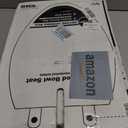 KOHLER 20110-0 Brevia, Slow Close Toilet Seat, Elongated Toilet Seat, Grip-Tight Bumpers Quick-Attach Hardware, White