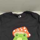 Cottagecore Frog Aesthetic Cute Frog with Mushroom Hat T-Shirt, Size Small