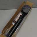 Door Security Bar - Upgraded Anti-Slip Base, Heavy Duty Burglar Door Stopper Stick, 28-52" Adjustable Barricade Safety Jammer Stoper for Front Door Patio Sliding Glass Window, Black (Pack of 1)