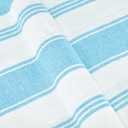GLAMBURG Peshtemal Turkish Towel - Beach Towels Oversized 36x71 Set of 2, Cotton Beach Towels for Adults, Soft Durable Absorbent Extra Large Bath Sheet Hammam Towel - Aqua Blue