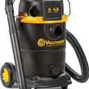 Vacmaster Professional VDK811PW 0201 8 Gallon 4.5 Peak HP Wet/Dry Vac with Self-Cleaning Filter System, 8 Gal, Black