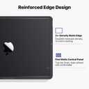 Soonjet CrackGuard for MacBook Pro 14 inch Case | M5 M4 M3 M2 M1 Pro/Max 2026-2021 | Anti-Crack Upgrade | 100% Match Official Color | Protective Hard Shell Laptop Cover | Space Black Clear