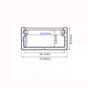 Litever 6-Pack 3.3ft/1 Meter 9x18mm U Shape Aluminum Channels with Diffuser, End Caps and Mounting Clips LED Strip Channels for Max 16mm Wide LED Lightstrip Light Mounting-LL-007-M