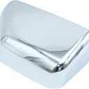 Vkinman Rear View Mirror Cover Cap Left Side Chrome HC3Z17D742CA Replacement for Ford F250 F350 Super Duty F450 F550 2017-2024