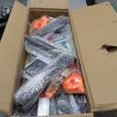 JY PERFORMANCE Truck Bed Extender Hitch Mount, Foldable Pickup Truck Bed Extender for Kayak Canoe Ladder Lumber Rack Long Pipes, w/Flag, Reflective Tape, 375lbs Capacity