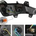 WFLNHB DRL Lamp Driver Side Front Fog Light Replacement for Chevy Malibu 2019-2022 Daytime Running Light Turn Signal Lamp 84575553 84575552