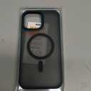 TORRAS Magnetic Shockproof for iPhone 13 Pro Max Case, [Military-Grade Drop Tested][Compatible with MagSafe] Translucent Hard PC Back with Silicone Slim Protective Cover Anti-Fingerprint, Green