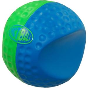 Impact Ball - Golf Swing Trainer Aid - Medium (Blue/Green) - Perfect Your Golf Swing and Lower Your Scores!