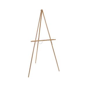 Wooden Tripod Display Easel Stand for Wedding Sign, Portable Tripod Wood Artist Easel