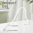 50PCS Acrylic Sandal Shoe Display Store Retail Display Rack, Clear Shoe Shape Holder, Acrylic Shoes Tree for Sandals, Heels, and Flats