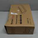 Bonsenkitchen Vacuum Sealer Machine, Stainless Steel Food Sealer Vacuum Sealers with 1 Roll & 5 Bags, 5 Food Vacuum Modes, Built-in Cutter & Bag Storage (Silver Black)