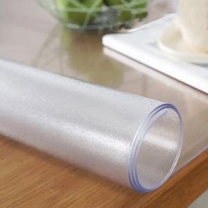 Clear Plastic Tablecloth Protector Rectangle 31.5x31.5inch, Waterproof PVC Transparent Tablecloth Square Custom Table Cover for Dining Table, Buffet Parties and Camping