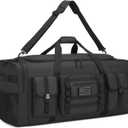 135L 37" Extra Large Duffle Bag for Men, Heavy Duty Sports Gym Equipment Travel Duffle Bag (Black)