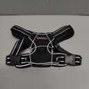 BARKBAY No Pull Dog Harness Front Clip Heavy Duty Reflective Easy Control Handle for Large Dog Walking(Black,L)