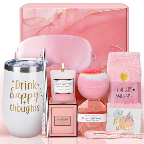 Gift Baskets for Women: Mothers Day Gifts for Mom Wife Women Her Easter Basket Christmas Birthday Valentines Day Stocking Stuffers for Friend Sister Teen Girls Grandma Coffee Mug Set