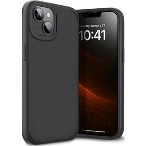 TEAM LUXURY for iPhone 13 Case/iPhone 14 Case, [Military Grade Drop Protection] Shockproof Protective Cover, Rugged Phone Case for iPhone 13/14, 6.1 Inch (Black), Pack of 4