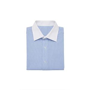 Year In Year Out French Cuff Wrinkle Free Dress Shirt for Men Regular Fit Long Sleeve Wrinkle Resistant Shirt (Large, Sky Blue 179)