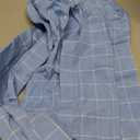 Cromoncent Camisas de manga larga Oxford con botones para hombre, camisa de vestir casual para hombre, 100% algodn, camisas a cuadros/rayas Size M