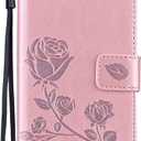 Case for Samsung Galaxy A11 Phone Case Wallet,Galaxy A11 Wallet Case for Women Leather Magnetic Kickstand Flip Case Cover for Samsung Galaxy A11 (A Rose Gold)
