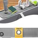 Cobete Kitchen Sink Splash Guard, Grey