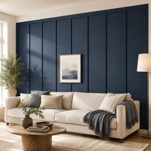 Nuanchu 98 x 95 Inches Mdf Board and Batten Wall Panel Kit Wainscoting
