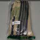 Striped Outdoor Front Door Mat 24"x51", Cotton Hand Woven Washable Black and Khaki Rug Runner, Reversible Foldable Indoor Layered Front Door Rugs for Entryway/Farmhouse/Home Entrance (2'x4.3')