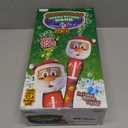 ArtCreativity Light Up Christmas Bubble Wands for Kids (2 Pack), Xmas Gifts for Grandkids, 14" Illuminating Bubble Blower with Thrilling LED & Sound, Goodie Bag Stocking Stuffers for Ages 3+