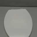 Elongated Toilet Seat, Soft-Slow Close, Oval(Oblong) Toilet Seat For Elongated Toilets, Quiet-Close Lid And Seat, Easy To Install And Clean, Never Loosen, White(18.5")