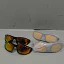 TOODOO 4 Pairs Men Polarized Sunglasses with UV Protection Driving Glasses Sports for Sport Outdoor Activities (Romantic Colors)