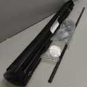 160" Retractable Baby Gates Extra Wide Dog Gate, Long Child Safety Gate, 37" Tall Toddler Pet Gate Mesh Gate with Reinforced Strips for Doorways, Stairs, Hallways, Outdoor & Indoor Large Openings (Black)