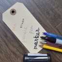100 Large Manila Paper Tags with Wire Attached # 8, 6 1/4" x 3 1/8" Manilla Shipping Tags with Reinforced Eyelet and Metal Wire, Labels with Ties