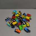 DERTE 15 Pieces Mini Construction Car Toys Small Truck Toy Kit Mini Pull Back Vehicles Excavator Truck Tractor Kids Party Favors Pinata Stuffers Easter Fillers for Kids Child Play Set Gifts