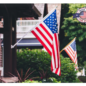 American Flag 2.5x4 FT with Pole