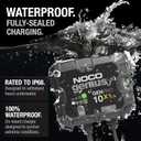NOCO Genius GENPRO10X1: 1-Bank, 10A Onboard Battery Charger - 10A Per Bank, 12V Waterproof Marine Charger with Overcharge Protection & Temperature Compensation  for Lead-Acid & Lithium Batteries