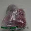 Civaner 4 Pcs 6 Inch Large Velvet Christmas Ball Ornaments Vintage Christmas Plastic Ball Ornaments Flocked Xmas Tree Hanging Decoration for Xmas Party Decor(Burgundy)