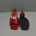 LULLASONG Women's Kitten Heels Sandals Low Heels Slip On Slides 2 Inch Heeled Square Open Toe Sandals for Women, 6.5