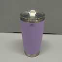 20oz Hygienic Insulated Tumbler 100% Leakproof Lid with Removable Spout & Straw, Reinforced Vacuum-Protection Base, Cup Holder Friendly, for Iced Coffee, Smoothie/Water on the Go - Lilac
