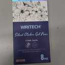WRITECH Liquid Ink Rollerball Pens: 8ct Assorted Colors Extra Fine Point Tip 0.5mm Roller Ball Rolling Pen for Smooth Writing Coloring Drawing Journaling No Bleed & Smear &Smudge Multi Colored.
