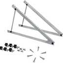 SUNMAK 41inch Adjustable Solar Panel Mount Brackets 0-90° Adjustable Solar Panel Tilt Mount Brackets for Solar Panels Installed on Any Flat Surface for RV, Roof, Boat, Any Off-Grid Systems