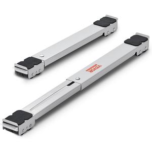 VEVOR Appliance Rollers Heavy Duty, Extendable Appliance Rollers Mobile Washing Machine Base, Mini Fridge Stand Moving Cart for Refrigerators, Dryers, Dishwashers, White